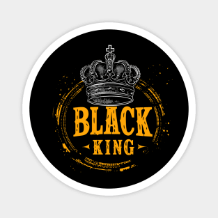 Black King Crown Magnet